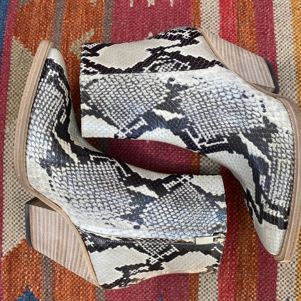 IRO SNAKESKIN COWBOY BOOTIES - Picture 4 of 12
